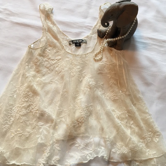 Guess Tops - ⚡️2/$20!!! Guess shiny party top 🎉